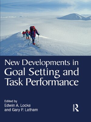 cover image of New Developments in Goal Setting and Task Performance